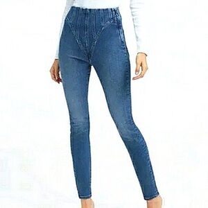 Good American High Rise Dark Indigo Jeans
